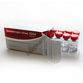 Гормон роста CanadaPeptides Somatropin 191aa (10 флаконов по 10 ед) - Темиртау